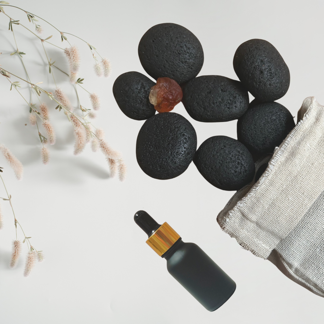 Refill Lava Rock and Fragrance Oil Set